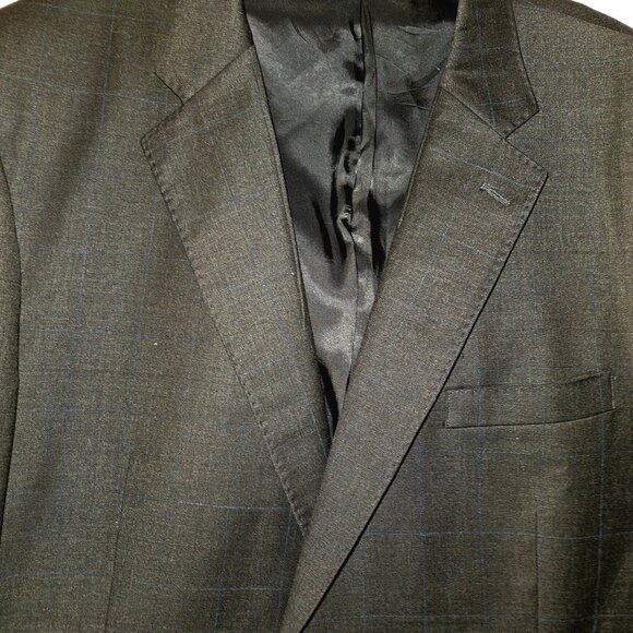 Pronto Uomo Couture Black Warm wool mens jacket coat blazer 48XL Long - Picture 7 of 7